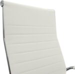 Καρέκλα γραφείου διευθυντή Valter pakoworld λευκό pu 55.5x58x108εκ - Image 5