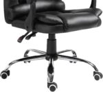 Καρέκλα γραφείου διευθυντή Benett pakoworld μαύρο pu 62x48x110εκ - Image 4