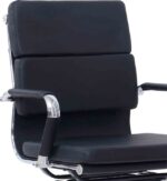 Καρέκλα γραφείου επισκέπτη Tokyo pakoworld μαύρο pu 55.5x48x88εκ - Image 2