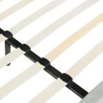 Κρεβάτι διπλό Majus pakoworld ύφασμα ανθρακί 160x200εκ - Image 6