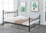 Κρεβάτι Beowulf pakoworld μαύρο μεταλλικό 140x190εκ - Image 2