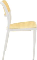 Καρέκλα Westley pakoworld pp φυσικό-λευκό 55x47x81εκ - Image 4