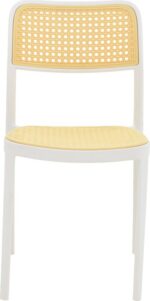 Καρέκλα Westley pakoworld pp φυσικό-λευκό 55x47x81εκ - Image 5