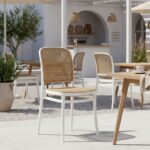 Καρέκλα Nereus pakoworld pp φυσικό-λευκό 45x43x84εκ - Image 2