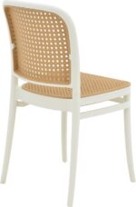 Καρέκλα Nereus pakoworld pp φυσικό-λευκό 45x43x84εκ - Image 3