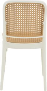 Καρέκλα Nereus pakoworld pp φυσικό-λευκό 45x43x84εκ - Image 6