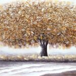 Πίνακας σε καμβά Forestree 3D Inart 90x3x60εκ