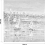 Πίνακας σε καμβά Watery Inart 100x3x100εκ - Image 2