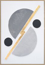 Πίνακας σε καμβά Geometric 3D Inart 52x4.5x72εκ