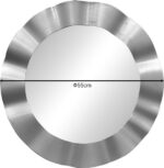 Καθρέπτης Perfor pakoworld ασημί pp Φ55x2.5εκ - Image 2