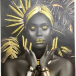 Πίνακας σε καμβά Umone I Inart 80x3x120εκ