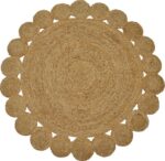 Χαλί Voni Inart φυσικό γιούτα Φ100x1εκ