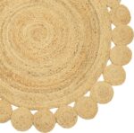 Χαλί Voni Inart φυσικό γιούτα Φ120x1εκ - Image 2