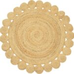Χαλί Voni Inart φυσικό γιούτα Φ120x1εκ