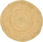 Χαλί Solon Inart φυσικό γιούτα 120x120x1εκ