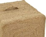 Σκαμπό Tresa Inart φυσικό 100% γιούτα 50x50x35εκ - Image 3