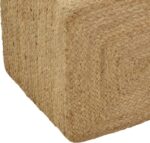 Σκαμπό Tresa Inart φυσικό 100% γιούτα 50x50x35εκ - Image 4