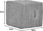 Σκαμπό Tresa Inart φυσικό 100% γιούτα 50x50x35εκ - Image 5