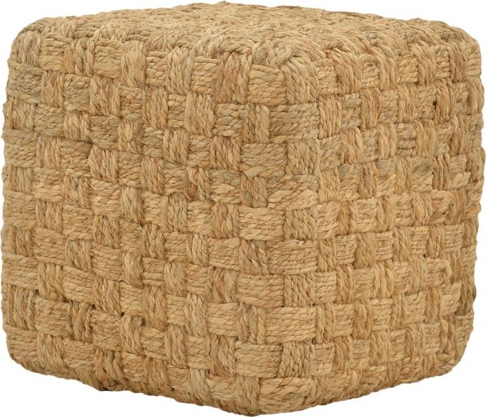 302-000029 Σκαμπό Aropion Inart μπεζ 100% γιούτα 40x40x40εκ - Image 1