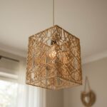 Φωτιστικό οροφής Dorotan Inart E27 φυσικό 30x27x110εκ - Image 2
