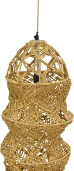 Φωτιστικό οροφής Frola Inart E27 φυσικό Φ25x115εκ - Image 4