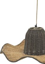 Φωτιστικό οροφής Darla Inart E27 φυσικό Φ57x110εκ - Image 3