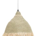 Φωτιστικό οροφής Boher Inart seagrass σε φυσική απόχρωση Φ60x99εκ
