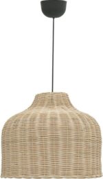 Φωτιστικό οροφής Ziquel Inart rattan σε φυσική απόχρωση Φ42x89εκ