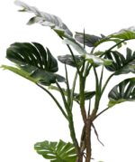 Διακοσμητικό φυτό σε γλάστρα Monstera III Inart πράσινο pp Υ180εκ - Image 2