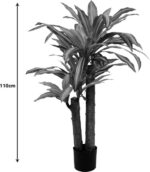 Διακοσμητικό φυτό Dracaena σε γλάστρα Inart πράσινο pp Υ110εκ - Image 4