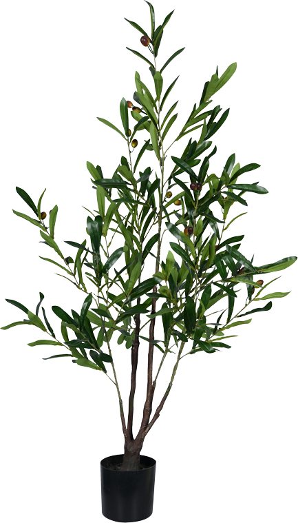 316-000016 Διακοσμητικό φυτό Olive tree σε γλάστρα Inart πράσινο pp Υ120εκ - Image 1