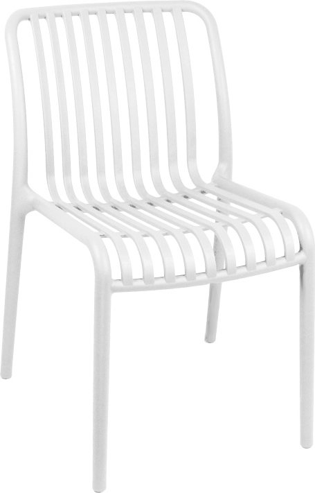 326-000001 Καρέκλα Zoi pakoworld pp σε λευκή απόχρωση 42x58x79εκ - Image 1