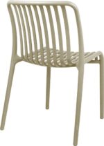 Καρέκλα Zoi pakoworld pp σε απόχρωση cappucino 49x58x80εκ - Image 3