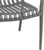 Πολυθρόνα Zoi pakoworld pp σε ανθρακί απόχρωση 58.5x54x80εκ - Image 6