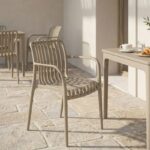 Πολυθρόνα Zoi pakoworld pp σε cappucino απόχρωση 58.5x54x80εκ - Image 2