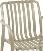 Πολυθρόνα Zoi pakoworld pp σε cappucino απόχρωση 58.5x54x80εκ - Image 6