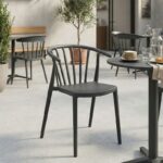 Πολυθρόνα Zelma pakoworld pp σε ανθρακί απόχρωση 55x53x73εκ - Image 2