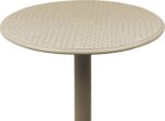 Τραπέζι Merkon pakoworld pp σε cappucino απόχρωση Φ60x75εκ - Image 2