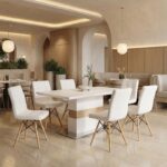 Τραπέζι Zoekrin Inart λευκό mdf 200x100x76εκ - Image 7