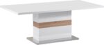 Τραπέζι Zoekrin Inart λευκό mdf 200x100x76εκ