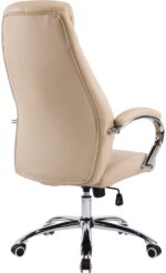 Καρέκλα γραφείου διευθυντή Sonar pakoworld μπεζ pu 61x57x120-128εκ - Image 2