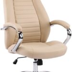 Καρέκλα γραφείου διευθυντή Sonar pakoworld μπεζ pu 61x57x120-128εκ