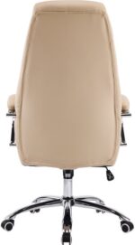 Καρέκλα γραφείου διευθυντή Sonar pakoworld μπεζ pu 61x57x120-128εκ - Image 5