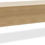 Γραφείο εργασίας επαγγελματικό Amazon pakoworld χρώμα sonoma 180x75x75εκ