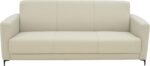 Καναπές τριθέσιος Sidica pakoworld PU σε μπεζ απόχρωση 185x82x81εκ - Image 3
