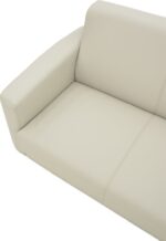Καναπές τριθέσιος Sidica pakoworld PU σε μπεζ απόχρωση 185x82x81εκ - Image 6