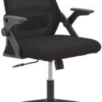 Καρέκλα γραφείου Reji pakoworld mesh ύφασμα μαύρο 58x60x89-99εκ