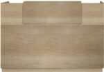 Γραφείο reception Lotus pakoworld σε χρώμα φυσικό 200x70x110εκ - Image 3