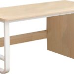 Γραφείο Salto pakoworld με συρταριέρα MDF φυσικό-λευκό 120x48x74εκ