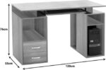Γραφείο υπολογιστή Liberion pakoworld σε απόχρωση sonoma 120x55x76εκ - Image 2
